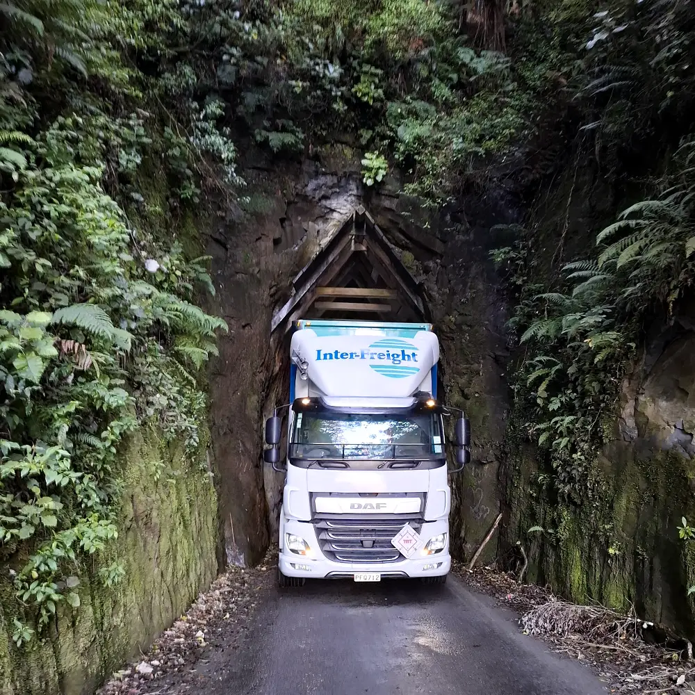 freight services Moki tunnel Whangamomona